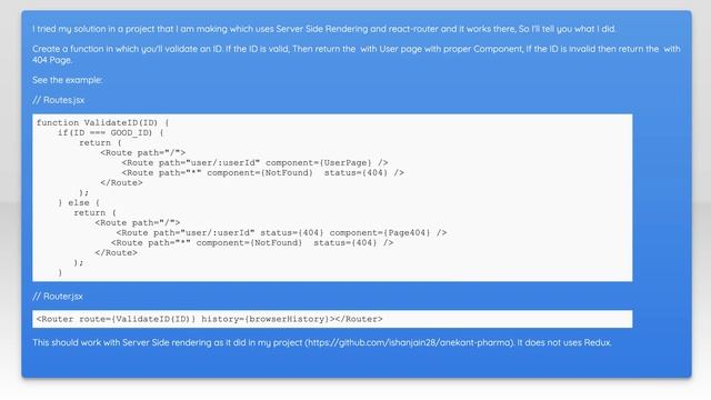 react-router: Not found (404) for dynamic content? смотреть онлайн