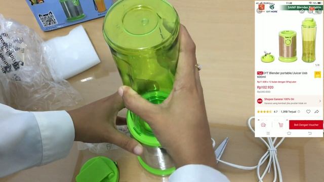 REVIEW GYT BLENDER PORTABLE JUICER USB|600 ML смотреть онлайн