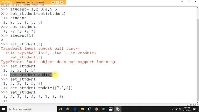 Python Lesson 4 - Sets смотреть онлайн
