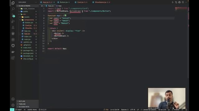 Let's Clear Default & Named Export in React Js: 12 | React Latest Course in Hindi | Commit To Code смотреть онлайн