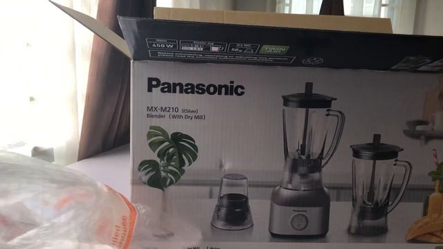 Panasonic Twin Jug Blender with Dry Mill (450W/1L) MX-M210SSL смотреть онлайн