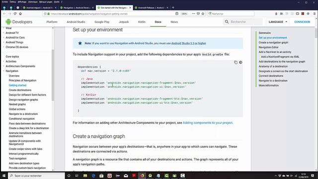 Android Architecture Components-Navigation-Java-Part#1 смотреть онлайн