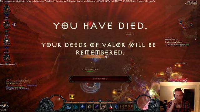 Diablo 3 - Kungen dying to Molten explosion смотреть онлайн