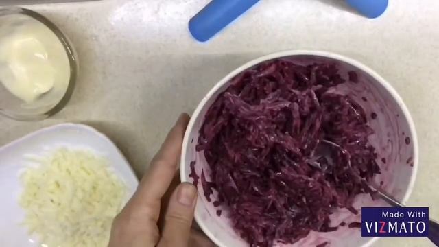 Салат из свеклы отварной с сыром смотреть онлайн