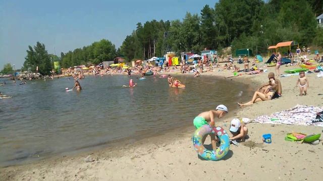 Обское море. Пляж 