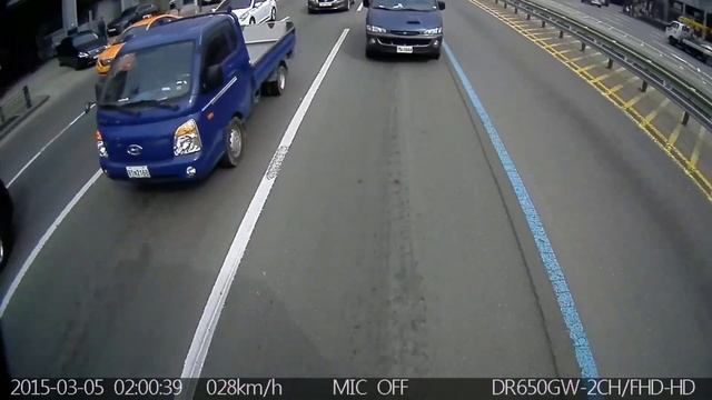 BLACKVUE DASHCAM: DR650GW-2CH TRUCK Rear View Sample Day (#1) смотреть онлайн
