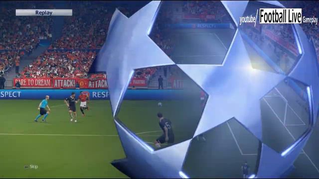 PES 2018 | Manchester United vs Sevilla FC | UEFA Champions League (UCL) | Gameplay PC смотреть онлайн