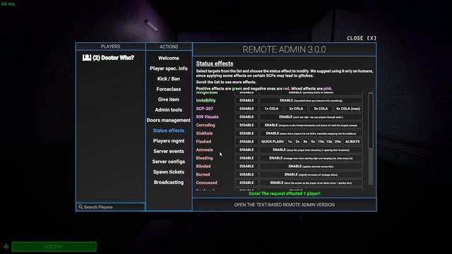 Самый свежий обзор на админ панель в SCP Secret Laboratory. Версия 3.0.0. смотреть онлайн