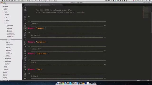 Using Sass and Compass with Wordpress смотреть онлайн