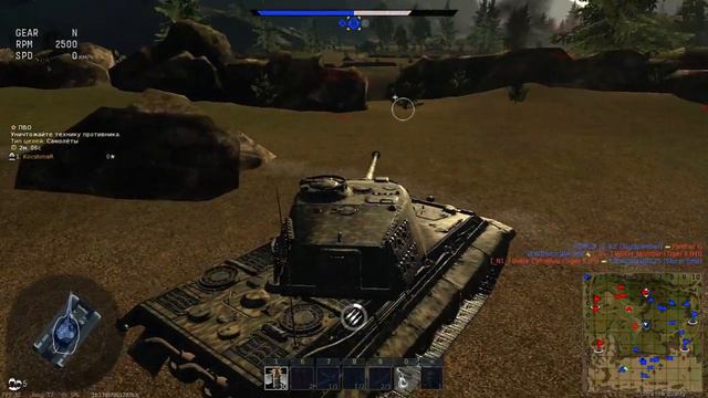 War Thunder Аркадные танковые бои с полком [_N1_]. смотреть онлайн