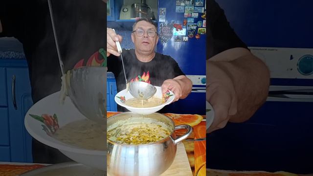 Вкусный СУП с плавленым сыром из простых продуктов. смотреть онлайн