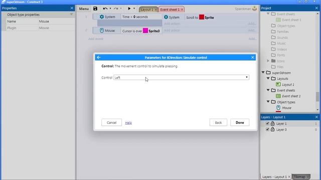CONSTRUCT 3 TUTORIAL - 3D ROOM (part #2) смотреть онлайн