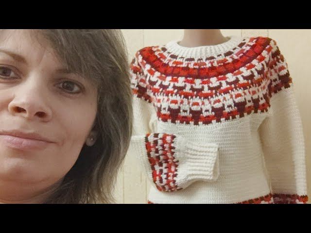 Соединение Мотивов Арками  В Процессе ВязанияПоследнегоРяда