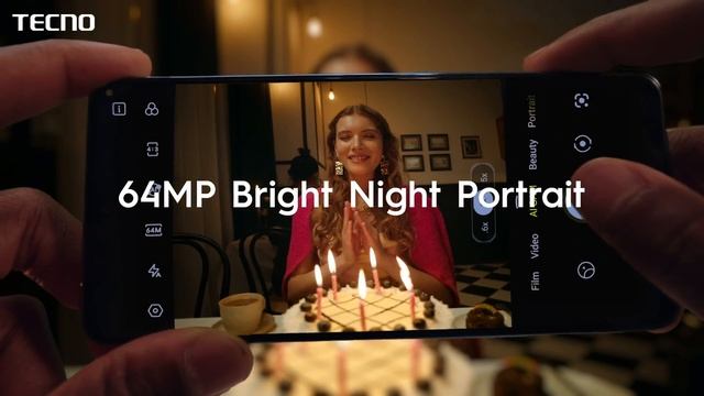 CAMON 19 Pro 64MP Bright Night Portrait! смотреть онлайн