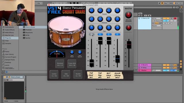 Cherry Snare - FREE Cherry Snare VST Plugin 🥁🥁🥁
