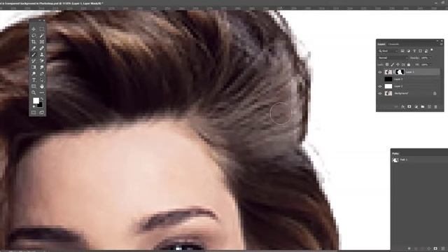 How to do hair transparent background in Photoshop 2022 | #Edit_PIcture_Online смотреть онлайн