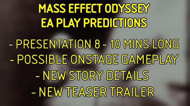 Mass Effect Andromeda - EA Play 2016 Predictions смотреть онлайн