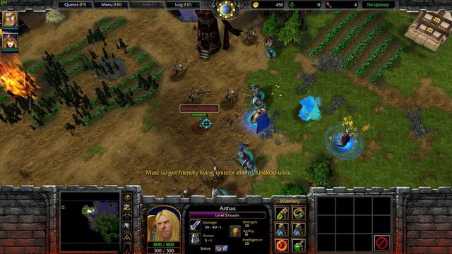 Warcraft III Remaster Mission 3 - Part 1- Ravages of the Plague смотреть онлайн