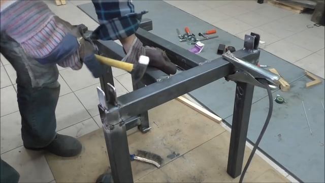 Folding Lathe Stand / Складная подставка для токарного станка смотреть онлайн