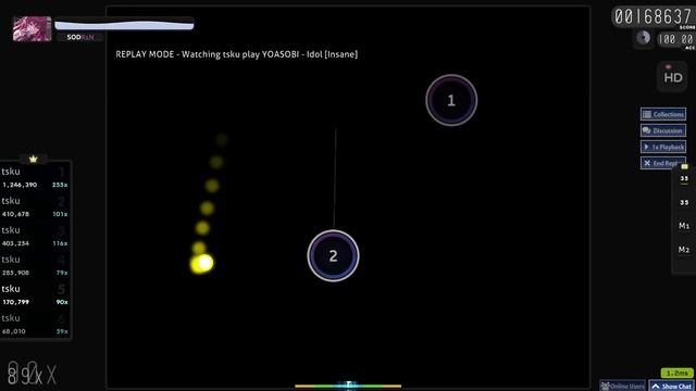 Idol - YOASOBI - Oshi no Ko OP | Preview in osu! смотреть онлайн