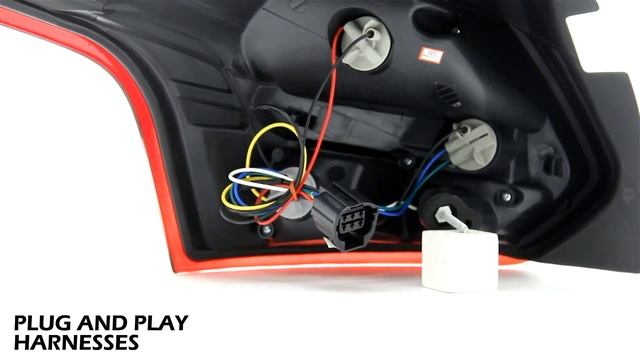 SPECDTUNING DEMO VIDEO: 2012-2014 FORD FOCUS LED TAIL LIGHTS смотреть онлайн