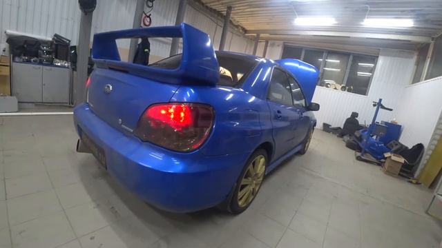 Subaru Impreza STI тюнинг оптики смотреть онлайн
