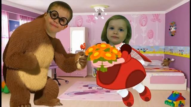 Катя с Максом переодеваются в костюмы Маши и Медведя, Лунтика и других мультяшек! Новинка 2016! смотреть онлайн