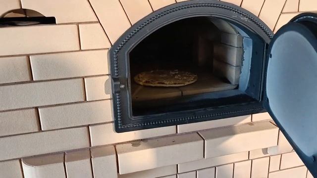 Хлебная камера двухконтурной каминопечи (мини Русская печь). Полное тестирование и приготовление ед смотреть онлайн