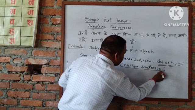 Simple Past Tense Negative Sentences/ simple past tense examples/ English to hindi/ English Grammar смотреть онлайн