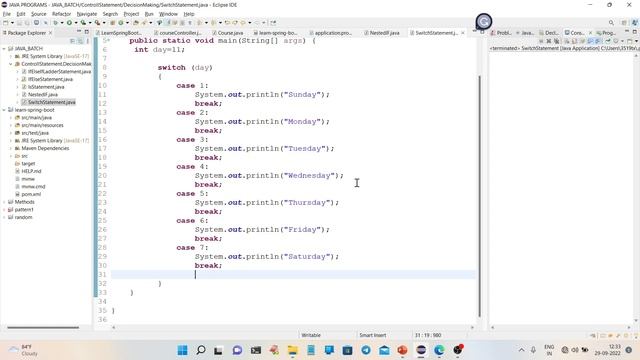 Video-14 JAVA SWITCH statement #java #javaprogramming #javaforbeginners #javatutorial смотреть онлайн
