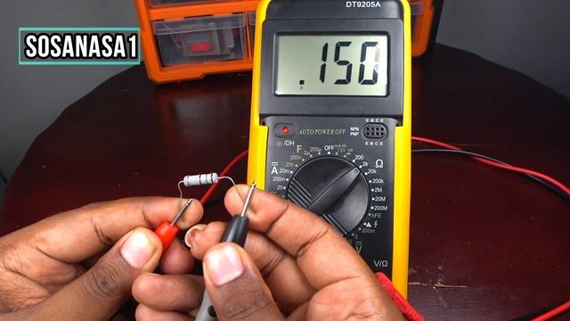 how to test and Measuring electric resistance using Digital Multimeter Model DT9205A (For Beginners смотреть онлайн