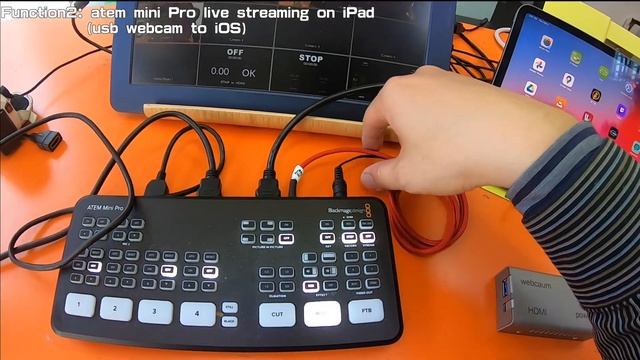 ATEM MINI pro : multiview / PGM clean hdmi together & live streaming on a iPad Pro смотреть онлайн