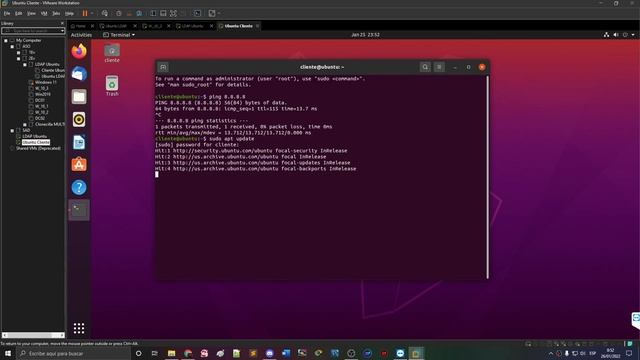 Instalación y configuración de servidor Ubuntu LDAP y comprobación de cliente Windows смотреть онлайн