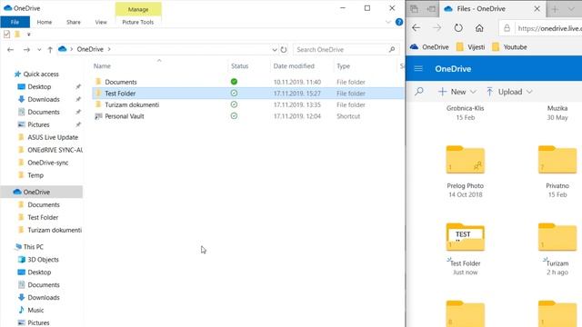 Delete OneDrive files from computer but not Cloud tutorial. Stop syncing OneDrive. смотреть онлайн