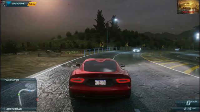 NFS Most Wanted 2012 - SRT Viper GTS Game play смотреть онлайн