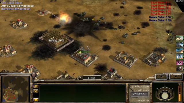GLA 1 vs 2 China Secret Weapon - Start 10k (OPERATION FIRESTORM Mod) C&C Generals Zero Hour смотреть онлайн