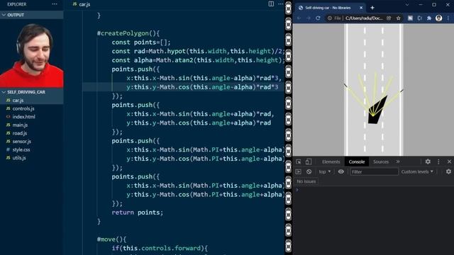 Self-Driving Car with JavaScript Course – Neural Networks and Machine Learning смотреть онлайн