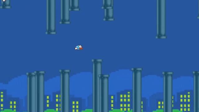 Flappy bird made with Pygame playable with th joystick v.1.9.0 смотреть онлайн