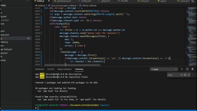 Discord JS V12 | Nuke Command | Nuke Channels with Confirmation смотреть онлайн
