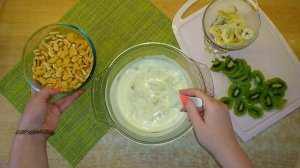Торт из крекера рыбки/Торт без выпечки/Торт из печенья