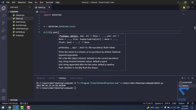 (python datetime module) - صفر تا صد پایتون - قسمت نود смотреть онлайн
