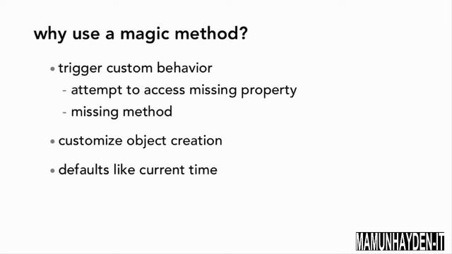 php tutorial | What is a magic method, and do I need one смотреть онлайн