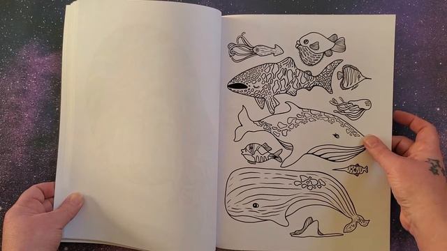 Magic Ocean by Karen Sue Chen | Flip Through | Adult Coloring смотреть онлайн