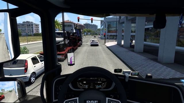 [ETS2 1.47] 2021 Daf XF, from Ajaccio (F) to Catanzaro (I). Realistic Driving. смотреть онлайн