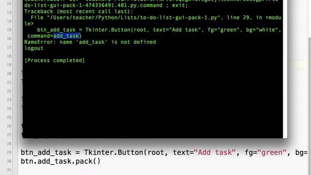 Python Tkinter GUI Tutorial: To Do List 1 смотреть онлайн