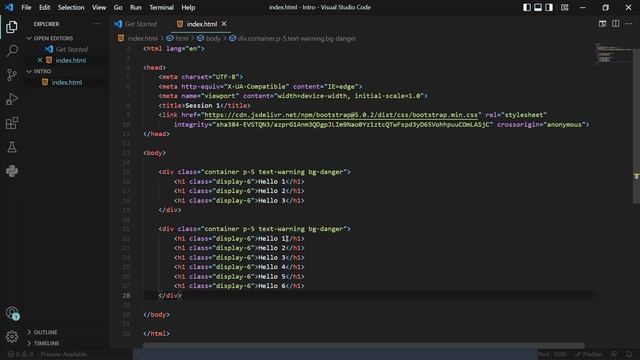 Bootstrap Grid & Emmet Abbreviation | Bootstrap 5 смотреть онлайн