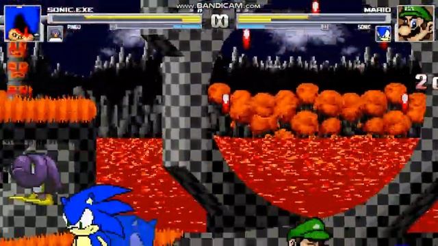 MUGEN Request 16: Sonic.EXE and Pingu vs Mario and Sonic смотреть онлайн