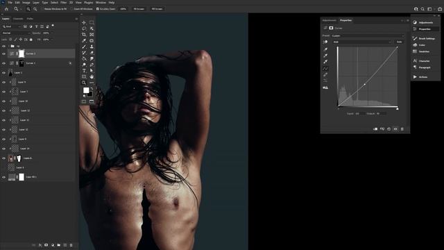 Photoshop Speed Art – Split Ends (J-HORROR!) смотреть онлайн