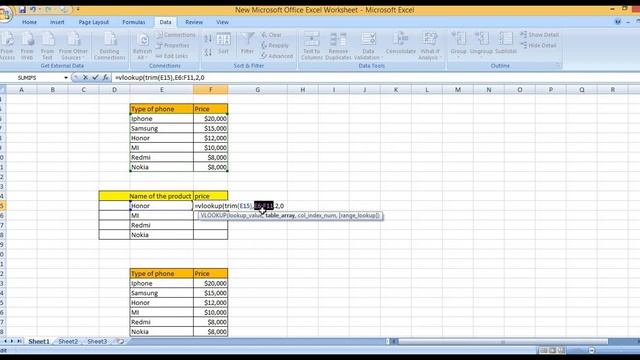 Vlookup with Trim |Excel смотреть онлайн