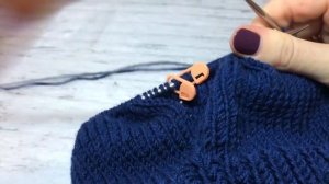 Манишка спицами для мальчика/девочки 4 лет